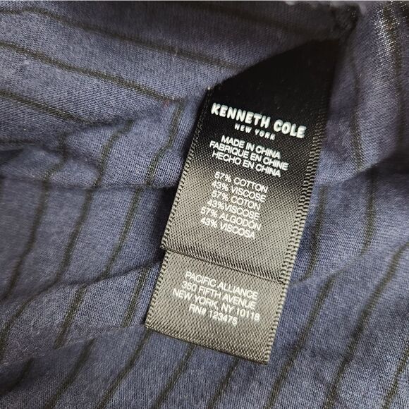 Kenneth Cole Striped Hooded Shirt - Picture 7 of 7